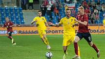 Čeští fotbalisté remizovali v přípravném utkání v Plzni s Ukrajinou 1:1.