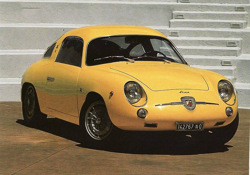 Fiat-Abarth 750 GT z roku 1957 byl původně obyčejným městským Fiatem 600, ale po mechanickém zásahu Carla Abartha a designové úpravě od Uga Zagata vznikl automobil, který na závodě Mille Miglia „kosil“ daleko výkonnější stroje.