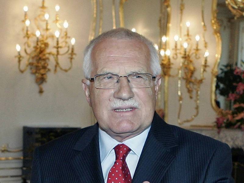 Prezident České republiky Václav Klaus 