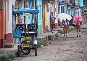 Město Trinidad na Kubě