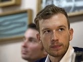 Leopold König na tiskové konferenci k nominaci českých cyklistů, kteří budou startovat na MS v Kataru.