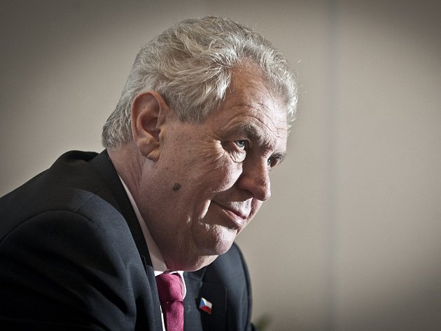 Kandidát na prezidenta České republiky Miloš Zeman.