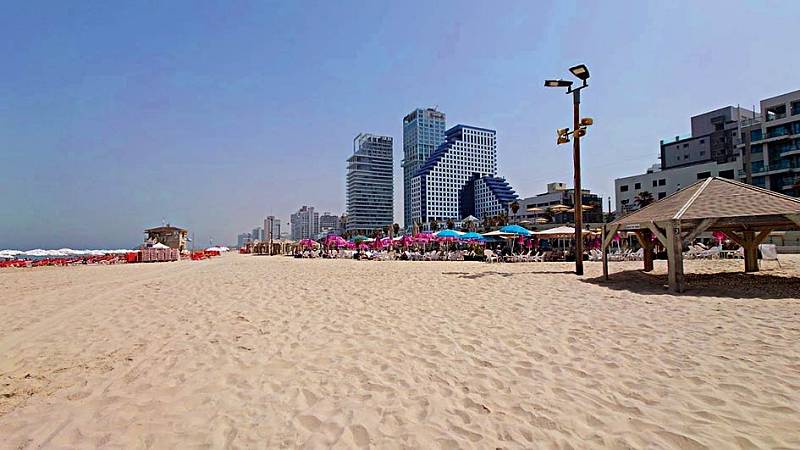 Pláž v Tel Avivu
