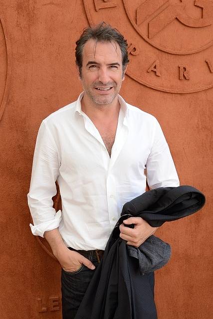 Poslední den French Open: Populární francouzský herec Jean Dujardin na finále