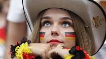 Německá fanynka. Fotbalové MS Rusko 2018