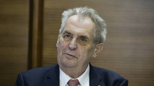 Prezident Miloš Zeman.