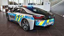 BMW i8 ve službách Policie ČR.