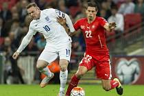 Anglie - Švýcarsko: Wayne Rooney dal padesátý reprezentační gól