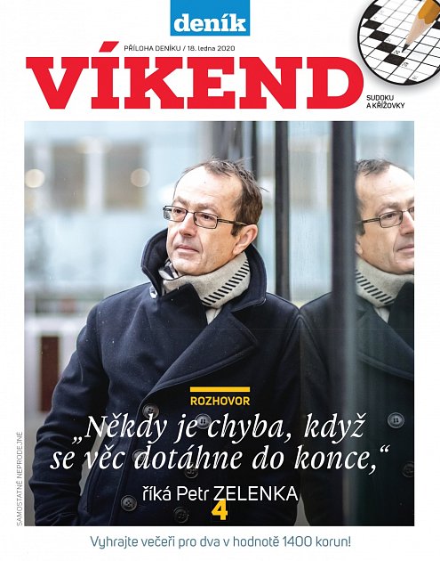 Titulní strana magazínu Víkend