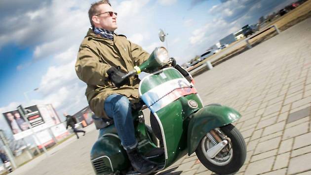 Vespa je pro Davida Matáska velkou vášní