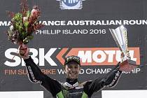 Jonathan Rea a jeho radost z vítězství