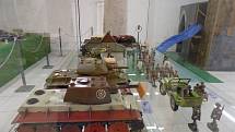 Hračky v socialistickém Československu. Tanky Zbrojovky Brno, 1947-1948 na výstavě Muzea technických hraček v Jindřichově Hradci