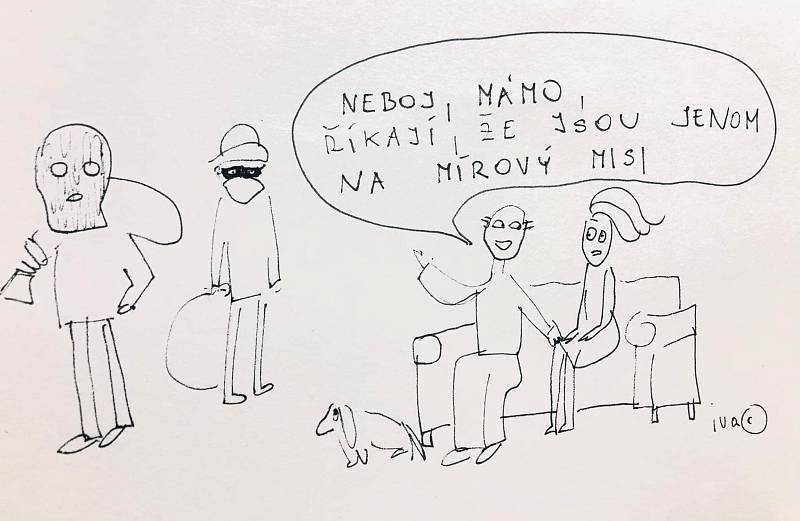 Současnou situaci neopominuli ani známí karikaturisté