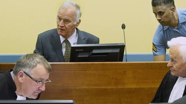 Ratko Mladic u haagského soudu