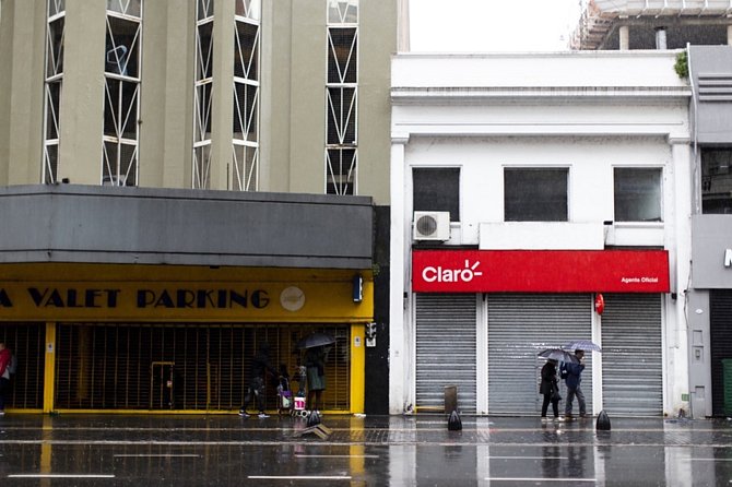 Zavřené obchody v Buenos Aires kvůli výpadku elektřiny