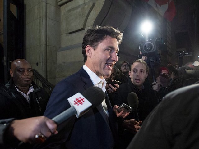 Kanadský premiér Justin Trudeau bezprostředně po uzavření dohody USMCA