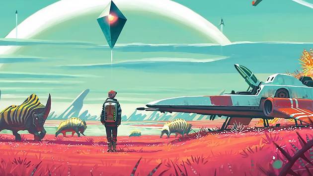 Počítačová hra No Man’s Sky.