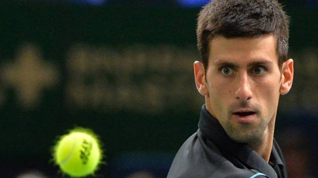 Novak Djokovič na Masters v Paříži.