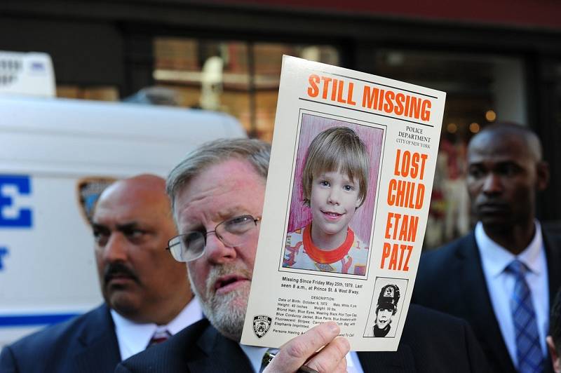 Šestiletý Etan zmizel v roce 1979 a jeho tělo se nikdy nenašlo