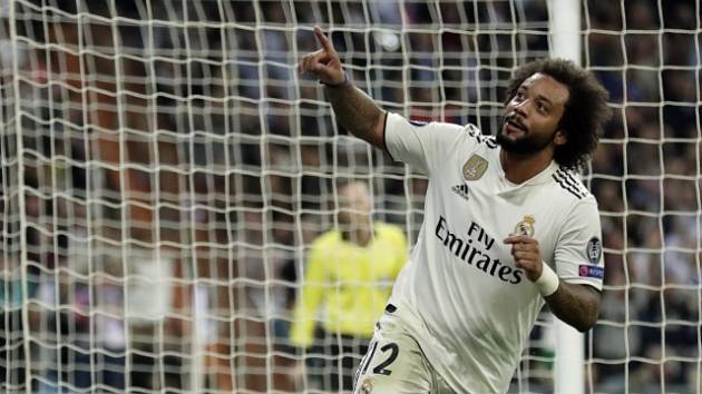 Marcelo v dresu Realu Madrid