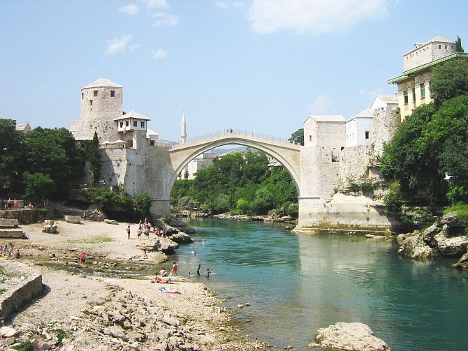 Most v bosenském Mostaru
