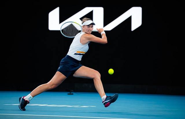 Barbora Krejčíková na turnaji v Sydney.