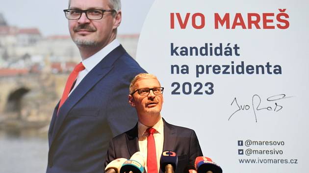Tisková konference kandidáta na post prezidenta ČR, 3. května 2022, Praha