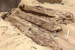 Nalezené mumie v egyptské Sakkáře.