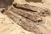 Nalezené mumie v egyptské Sakkáře.