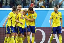 Fotbalisté Švédska na světovém šampionátu ve fotbale.