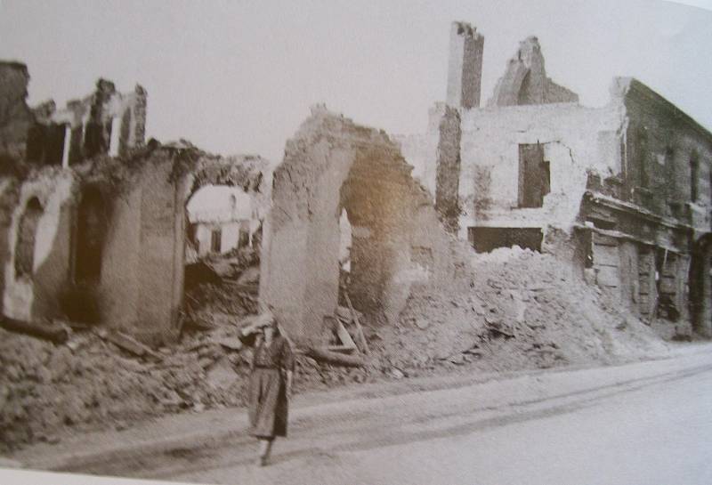 Rozbombardované polské město Wielun, které německé letectvo zničilo hned první den útoku
