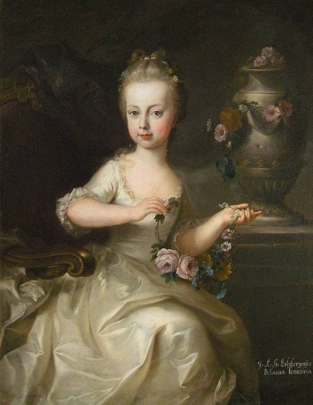 Na podzim roku 1776, kdy neštovicemi onemocněla Marie Alžběta, stejná choroba zabila její mladší sestru, teprve šestnáctiletou Marii Josefu.