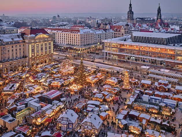 Drážďanské vánoční trhy mají dlouholetou tradici a patří k nejnavštěvovanějším v Německu. Snímek je z roku 2022.