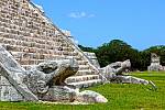 Chichén Itzá v Mexiku.