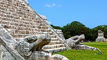 Chichén Itzá v Mexiku.