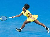 Serena Williamsová během finále Australian Open