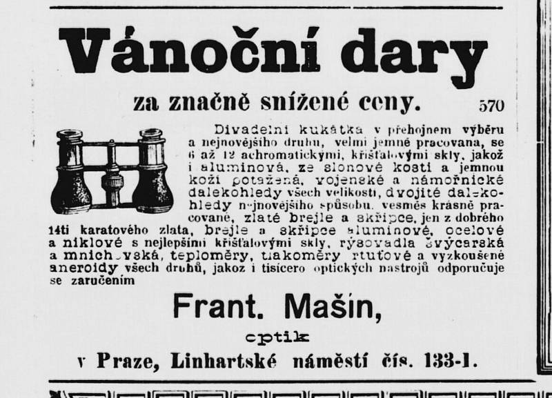 Objevovala se i netradiční nabídka. Humoristické listy, 1890