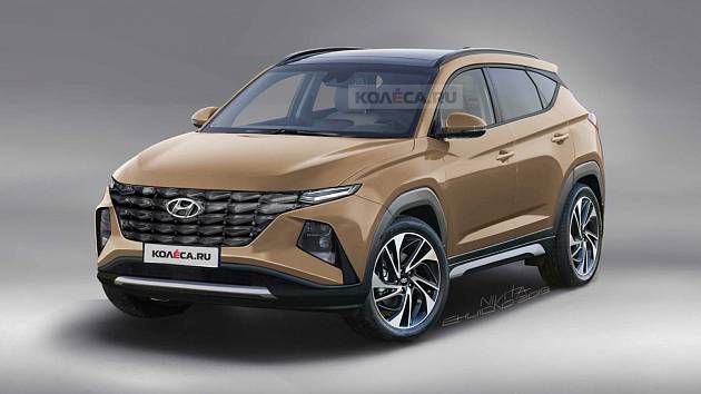 Hyundai Tucson 2021 podle ruského webu.