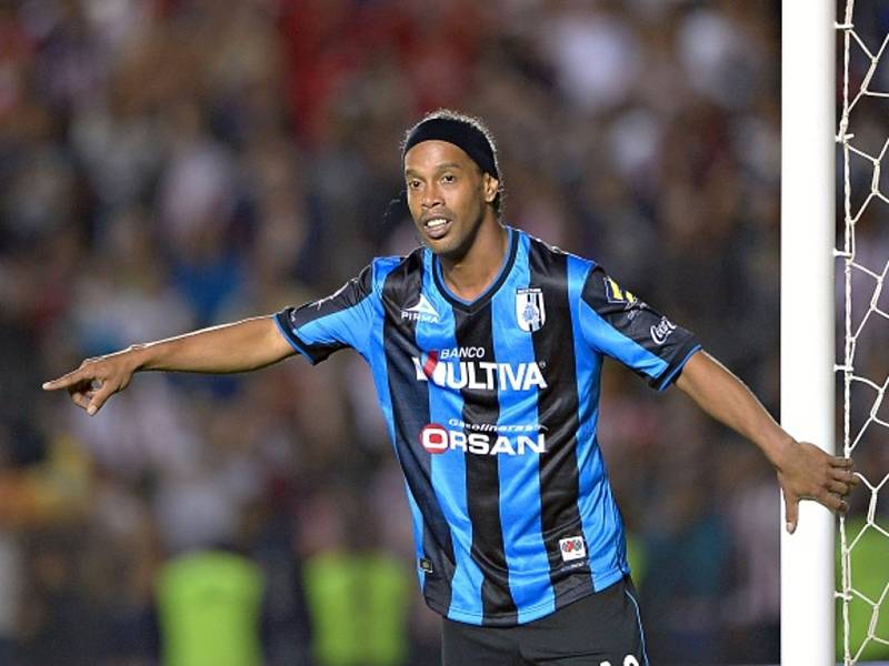 Bývalý nejlepší fotbalista světa Ronaldinho.