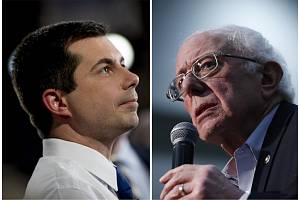 Pete Buttigieg, Bernie Sanders