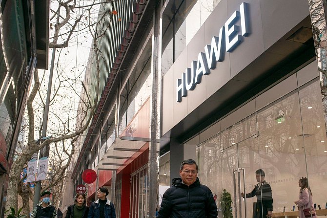 Čínská společnost Huawei.