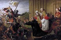 Obraz Richarda Burchetta Azyl z roku 1867 zachycuje scénu, kdy se kněží snaží zastavit vítězného Eduarda IV. před prolitím krve lancasterských, kteří po prohrané bitvě hledali v kostele útočiště. Eduard dal všechny lancasterské velitele hromadně popravit