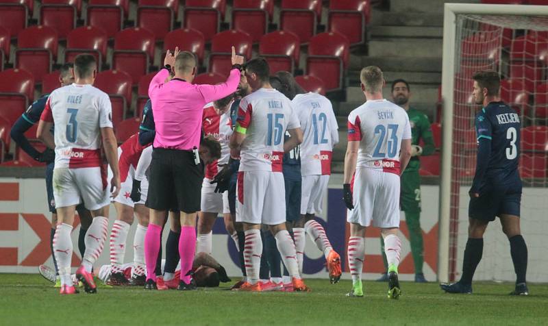 Zápas Evropské ligy UEFA: Slavia - Beer Ševa