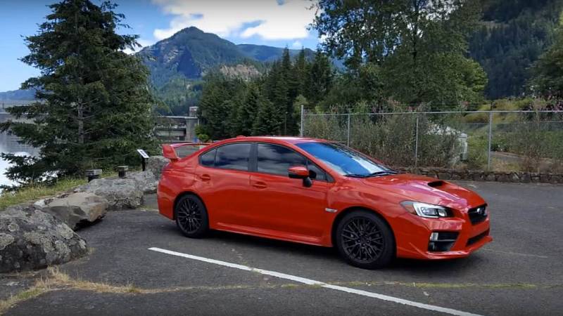 Takto vypadalo nové Subaru WRX STi před nehodou.