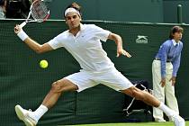 Roger Federer si zahraje wimbledonské osmifinále. 