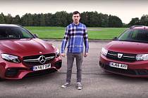 Mercedes-AMG E63 S Combi vs. Dacia Logan MCV.