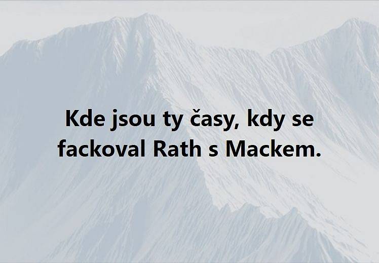 Někteří si připomněli jiné vypjaté okamžiky z české politiky