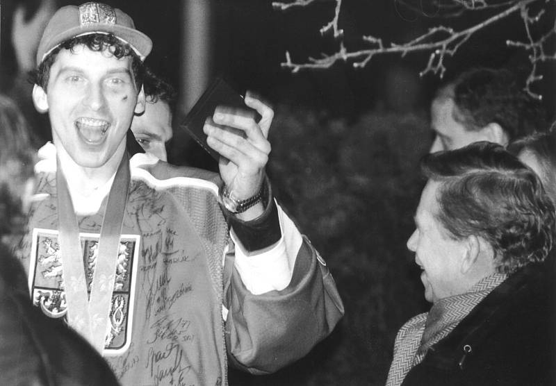 Vítání po Naganu 1998, nejslavnějším momentu české hokejové historie