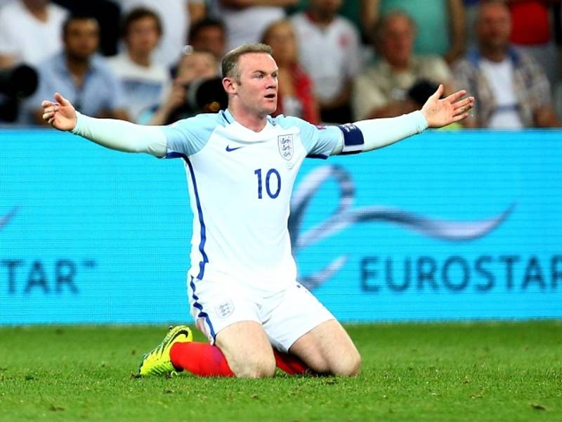 Wayne Rooney z Anglie.
