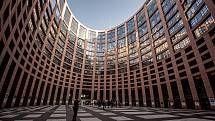 Budova Evropského parlamentu, 4. října 2023, Štrasburk, Francie
